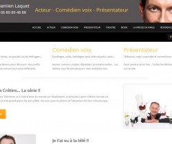 Création site internet LYON Damien LAQUET I Acteur Comédien voix 2