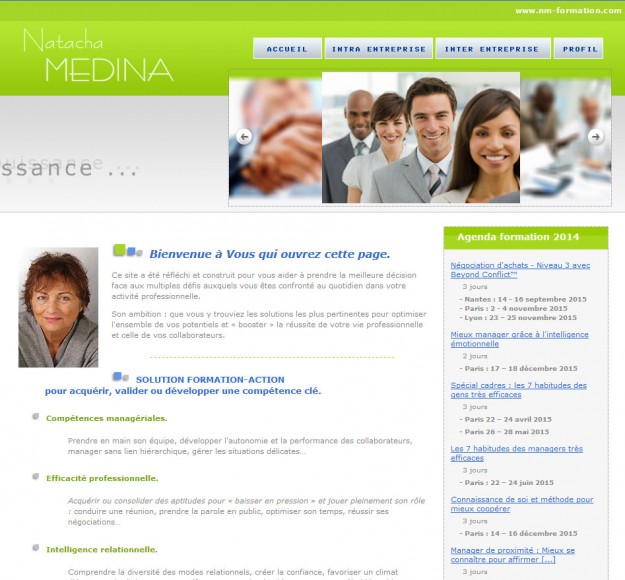 Création site internet vitrine Lyon Coaching