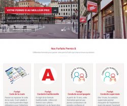 Création site internet auto école Lyon Croix Rousse